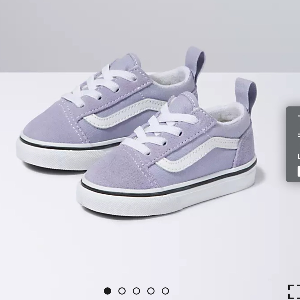 Vans Toddler Old Skool elastic shoe NWT